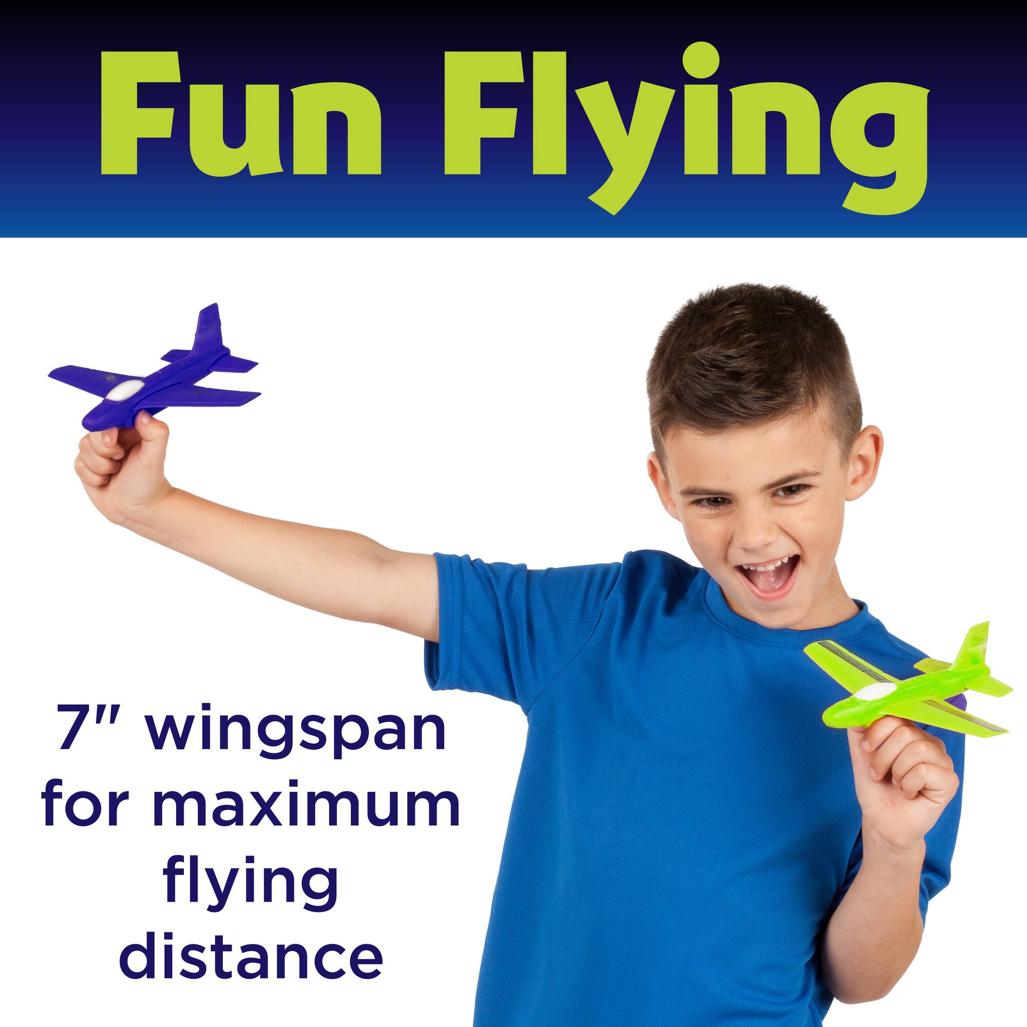 Creativity for Kids® Stunt Squadron™ Glow-in-the-Dark Foam Flier Kit
